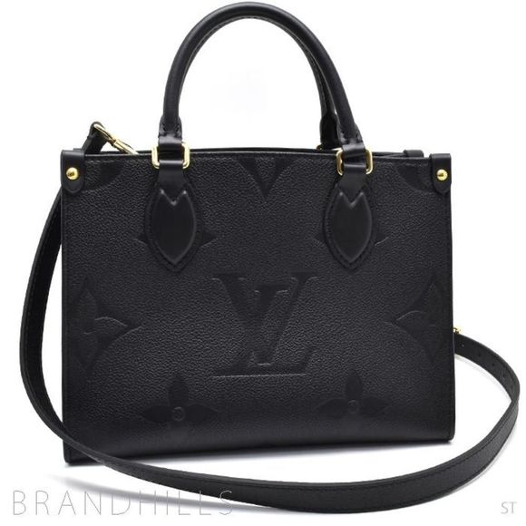 Louis Vuitton Handbags - Louis Vuitton On The Go PM Handbag Emplant Noir Black